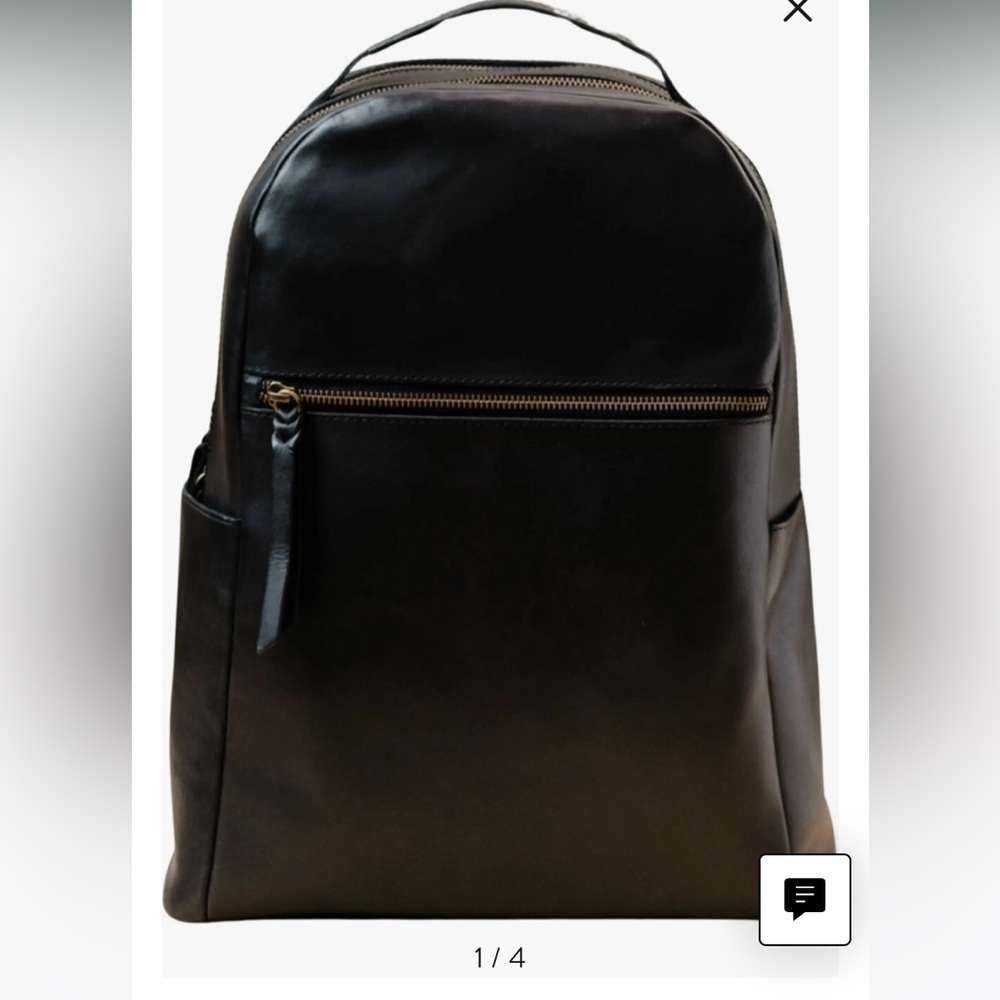 ABLE Alem Leather Backpack